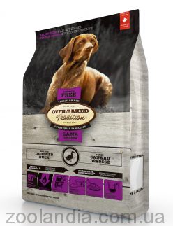 Oven-Baked (Овен Бекет) Tradition all breeds duck - беззерновой Сухой корм для собак со свежим мясом утки