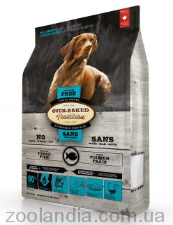 Oven-Baked (Овен Бекет) Tradition all breeds fish - беззерновой сухой корм для собак со свежим мясом рыбы
