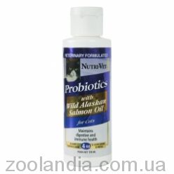 Nutri-Vet Пробиотики с Маслом Лосося (Probiotics Salmon Oil) для котов