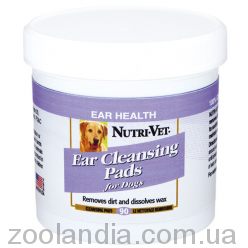 Нутри-Вет «Чистые Уши» влажные салфетки для гигиены ушей собак