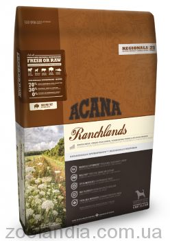 Acana (Акана) Regionals Ranchlands - корм для собак всех пород и возрастов