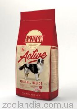 Araton Active All Breeds - сухой корм для взрослых активных собак (с курицей)