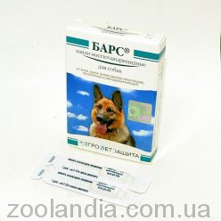 Барс - Капли для собак от блох и клещей