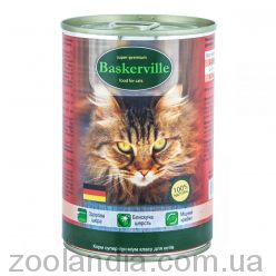 Baskerville (Баскервиль) - Консервированный корм для котов (курица/сердце)
