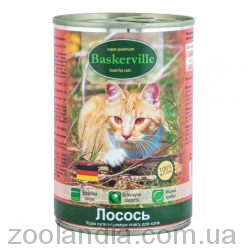 Baskerville (Баскервіль) - Консервований корм для котів (лосось)