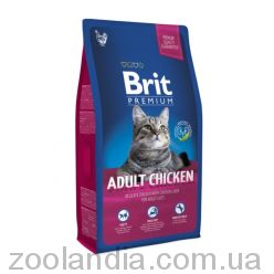 Brit Premium (Брит Премиум) Cat Adult Chicken - корм для взрослых кошек, с курицей