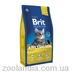Brit Premium (Брит Премиум) Cat Adult Salmon - корм для взрослых кошек, с лососем