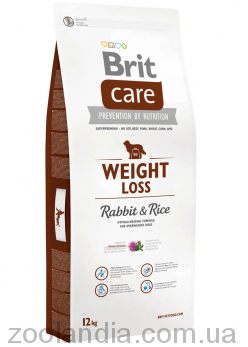 Brit Care (Брит Кеа) Weight Loss Rabbit &Rice - Корм для собак с избыточным весом (кролик/рис)
