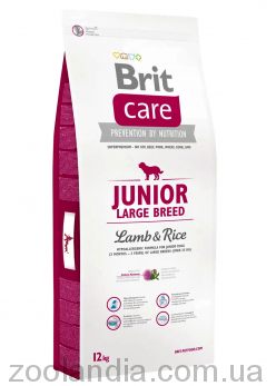 Brit Care (Брит Кеа) Junior Large Breed Lamb & Rice - Корм для цуценят та молодих собак великих порід (ягня/рис)