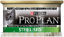 Purina Pro Plan Sterilised для стерилизованных кошек, паштет лосось и тунец б/ж
