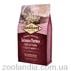 Carnilove (Карнилав) Cat Salmon&Turkey Kitten - корм для кошенят, з лососем та індичкою