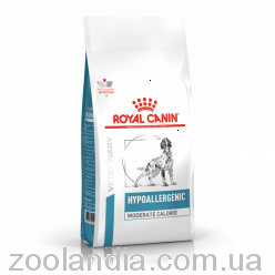 Royal Canin (Роял Канин) Hypoallergenic Moderate Calorie - лечебный корм для собак при пищевых аллергиях и с лишним весом