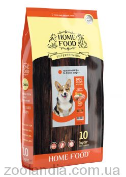 Home Food (Хом Фуд) - Сухой корм для взрослых собак средних пород (индейка/лосось)