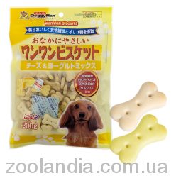 DoggyMan (ДоггиМен) Healthy Biscuit Yoghourt – Печенье с йогуртом, сыром и молоком для собак и щенков
