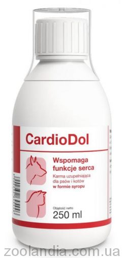 Dolfos (Дольфос) CardioDol КардіоДол добавка у вигляді сиропу для собак і котів, що підтримує функцію серця