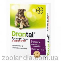 Drontal Plus (Дронтал плюс) таблетки Ангельминтик для собак ангельминтик широкого спектра