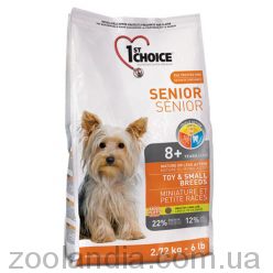 1st Choice (Фест Чойс) Senior Toy and Small breed - корм для літніх собак міні та малих порід (курка)