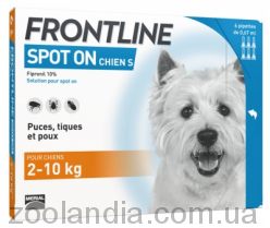 FrontLine (Фронтлайн) Spot On S (Фронтлайн) краплі від 2 до 10 кг