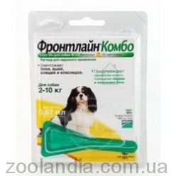 Frontline Combo (Фронтлайн Комбо) S капли для собак от 2 до 10 кг