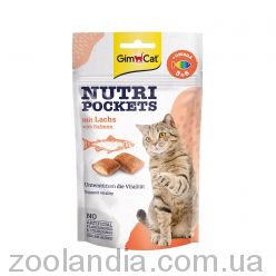 GimCat (ДжимКет) Nutri Pockets - Подушечки с сыром и таурином для кошек