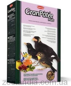 Padovan(Падован) Корм для комахоїдних та плодоїдних птахів Granpatee fruits