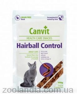Canvit (Канвіт Хеірбол Контроль) Hairball Control - ласощі для профілактики формування та виведення грудок вовни