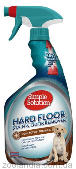 Simple Solutions HARDFLOORS STAIN+ODOR REMOVER для нейтралізації запахів та видалення стійких плям з твердих поверхонь