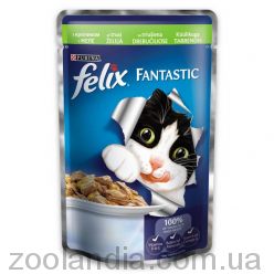 Felix (Феликс) Fantastic Sensations аппетитные кусочки с кроликом в желе (пауч)