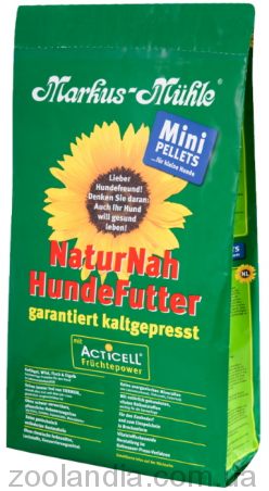 Markus-Muhle NaturNah Mini pellets - корм для взрослых собак мелких пород