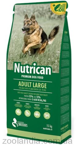 Nutrican (Нутрикан) Adult Large Breed - Корм для взрослых собак крупных и гигантских пород (30 - 90кг)