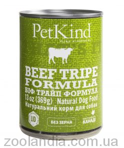 PetKind (ПетКайнд) BEEF TRIPE FORMULA - влажный корм для собак и щенков всех пород(говядина)