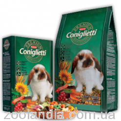 Padovan (Падован) Комплексный основной корм для декоративных кроликов Premium coniglietti