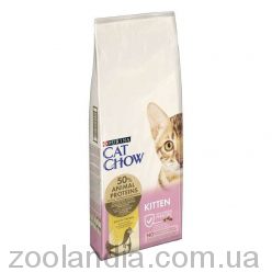 Cat Chow (Кэт Чау) Kitten with chicken - корм для котят с курицей