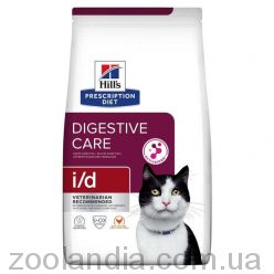 Hills ( Хилс ) PD Feline i/d Digestive Care (ActivBiome+) - корм-диета для кошек для здоровья желудочно-кишечного тракта с курицей и инновационной смесью пребиотических пищевых волокон