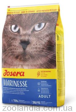 Josera (Йозера) Marinesse - гипоаллергенный корм для кошек, страдающих пищевой непереносимостью, с лососем
