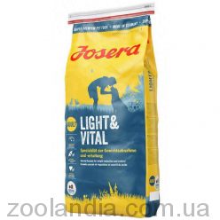 Josera (Йозера) Light and Vital - Корм для малоактивных собак и склонных к полноте (мясо птицы)