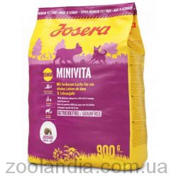 Josera (Йозера) MiniVita - Беззерновий корм для дорослих собак дрібних порід старше 8 років (з лососем)