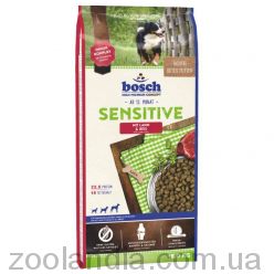 Bosch (Бош) Sensitive Lamb and Rice - Корм для взрослых собак склонных к аллергии с ягненком и рисом