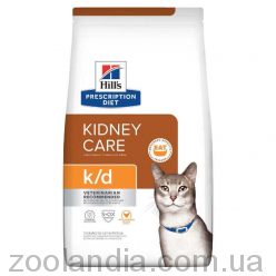 Hills ( Хилс ) PD Feline k/d Kidney Care - корм для кошек при заболеваниях почек и сердца, с курицей