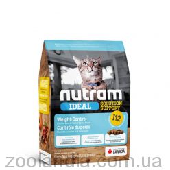 Nutram I12 Ideal Solution Support Weight Control Cat сухой корм с курицей для котов с избыточным весом