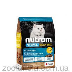 Nutram T24 Total Grain-Free Salmon & Trout Cat cухой корм с лососем и форелью для котов
