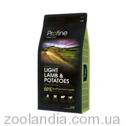 Profine (Профайн) Light Lamb & Potatoes - Корм для оптимизации веса с ягненком и картофелем