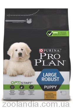 Purina Pro Plan (Про план) PUPPY LARGE Robust Optistart - корм для щенков крупных пород
