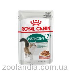 Royal Canin (Роял Канин) Instinctive +7 (кусочки в соусе) консервированный корм для кошек старше 7 лет