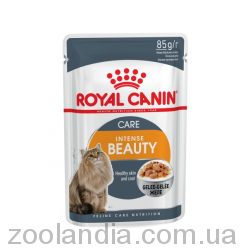 Royal Canin (Роял Канин) Intense Beauty в желе корм для кошек старше 1 года для поддержания красоты шерсти