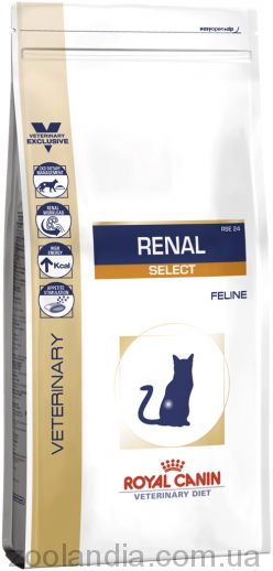 Royal Canin (Роял Канин) Renal Select Feline RSE24 - лечебный корм для кошек при почечной недостаточности