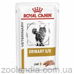 Royal Canin (Роял Канин) Urinary S/O Cat Loaf- Консервированный корм для кошек при мочекаменной болезни (паштет)