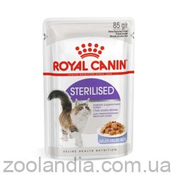 Royal Canin (Роял Канин) Sterilised jelly - Влажный корм для взрослых стерилизованных котов и кошек, в желе
