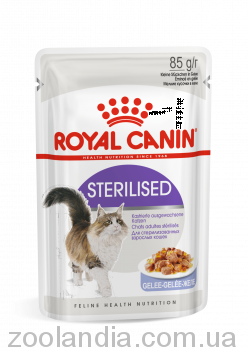 Royal Canin (Роял Канин) Sterilised jelly желе для взрослых стерилизованных котов и кошек