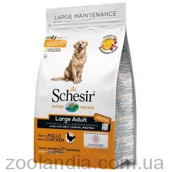 Schesir(Шезир) Dog Large Adult Chicken Взрослых Курица - сухой монопротеиновый корм для собак крупных пород